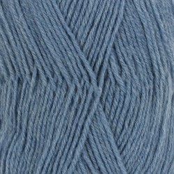 DROPS FABEL 103 Uni Gris Bleu