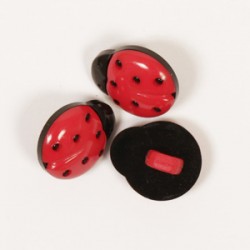 Bouton Coccinelle 14 mm