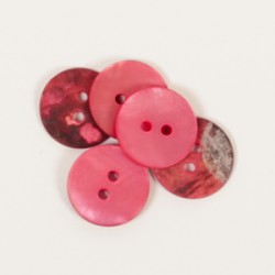 Bouton Rond (rouge) (15mm)